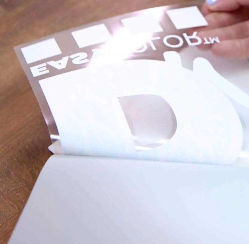 PELÍCULA TRANSFER TTD EASY MASK SISER para aplicar vinil textil x hoja