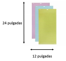 Cargar imagen en el visor de la galería, Hoja Transportadora para Corte Varios Pesos 12 x 24 pulg Cricut