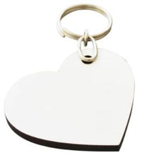 Cargar imagen en el visor de la galería, Llavero Corazón MDF para Sublimar