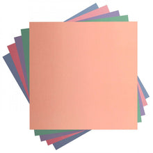 Cargar imagen en el visor de la galería, 10 HOJAS DE CARTULINA COLORES PASTEL DE 12 X 12 PULGADAS