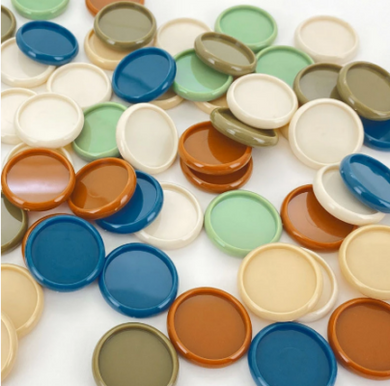 Argollas Disco para planner color mixtos 24 mm- 100 pzas