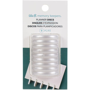 Argollas para Agenda Perlas 9 piezas