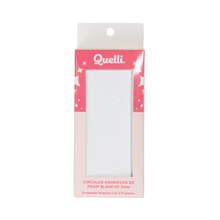 Cargar imagen en el visor de la galería, CIRCULOS ADHESIVOS DE FOAM BLANCOS 3MM QUELLI 275 PZS