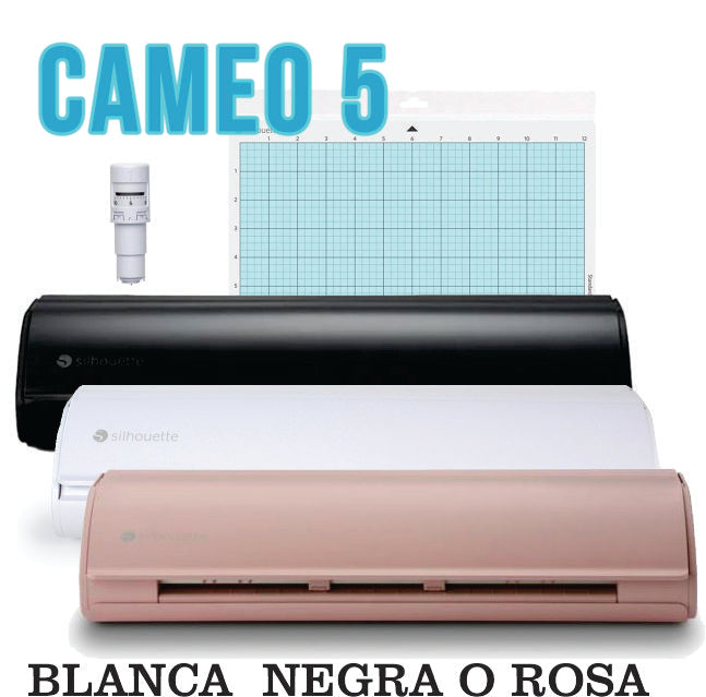 Silhouette Cameo 5 Colores: Blanca/ Negra / Rosa / Marmol  8453 (copia)