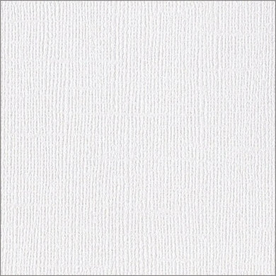 Cartulina Bazzill Bling Text Blanco 12x12 Pulg | 302311