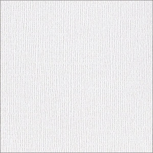 Cartulina Bazzill Bling Text Blanco 12x12 Pulg | 302311