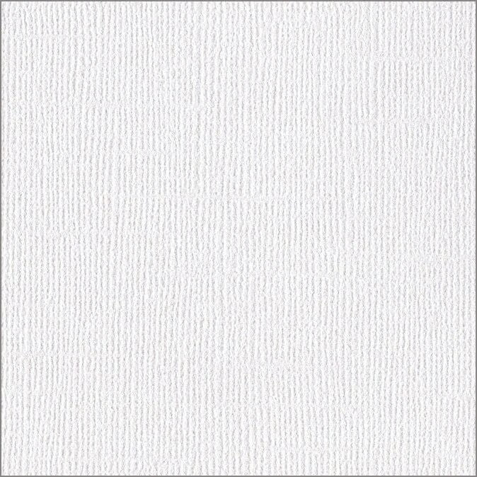 Cartulina Bazzill Bling Text Blanco 12x12 Pulg | 302311