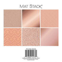 Cargar imagen en el visor de la galería, Cartulina Foil Glitter Oro Rosa 6x6 pulg | PS-006-00132