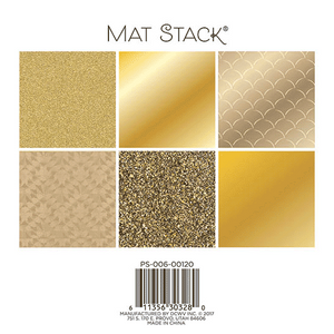 Cartulina Foil Oros Solidos 6x6 pulg | PS-006-00120