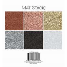 Cargar imagen en el visor de la galería, Cartulina Glitter Metallic 6x6 pulg 24pz | PS-006-00118