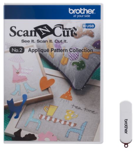 Colección de patrones de apliques ScanNCut CAUSB2