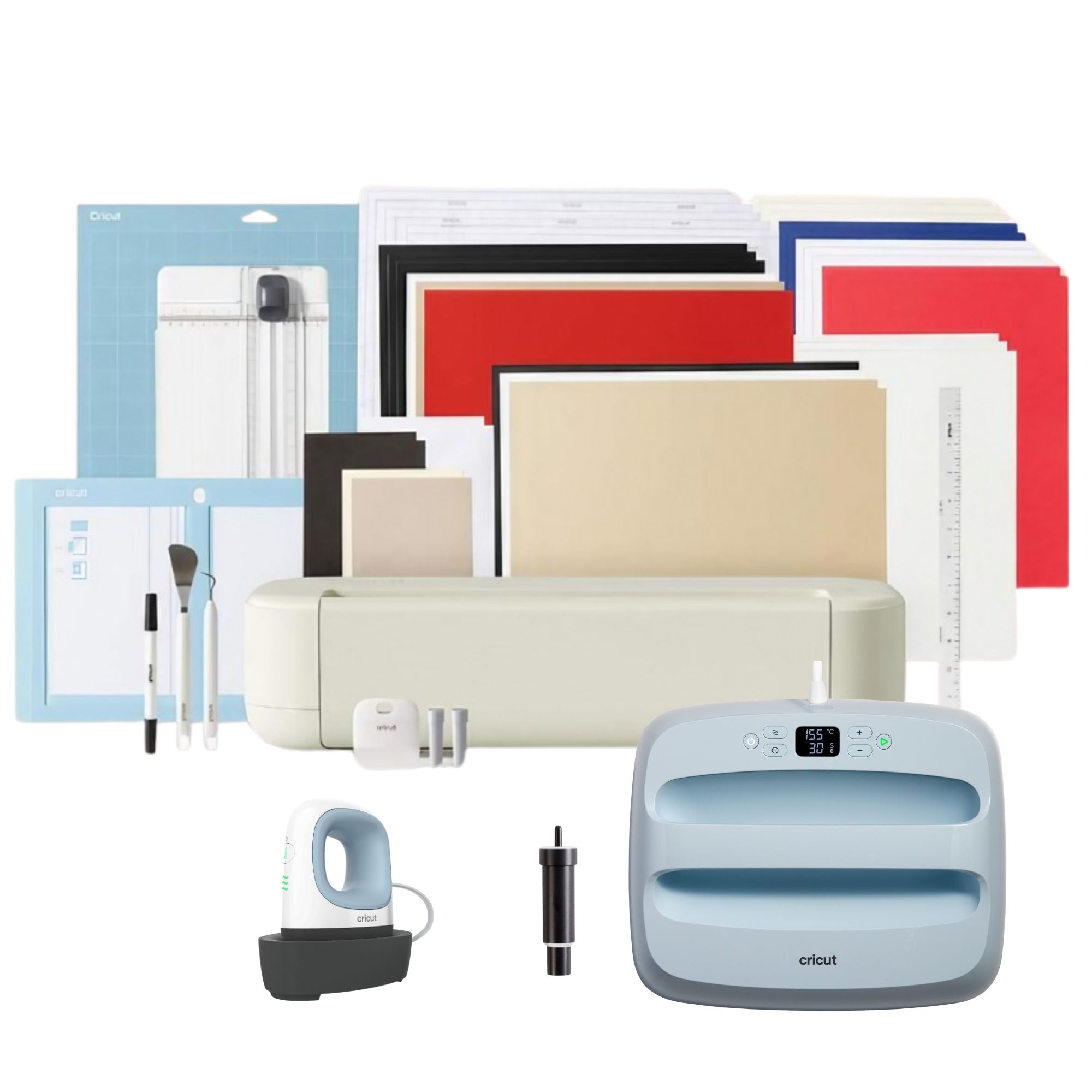 KIT PLOTTER DE CORTE CRICUT EXPLORE 5 COMPLETO PERLA / 223 5473