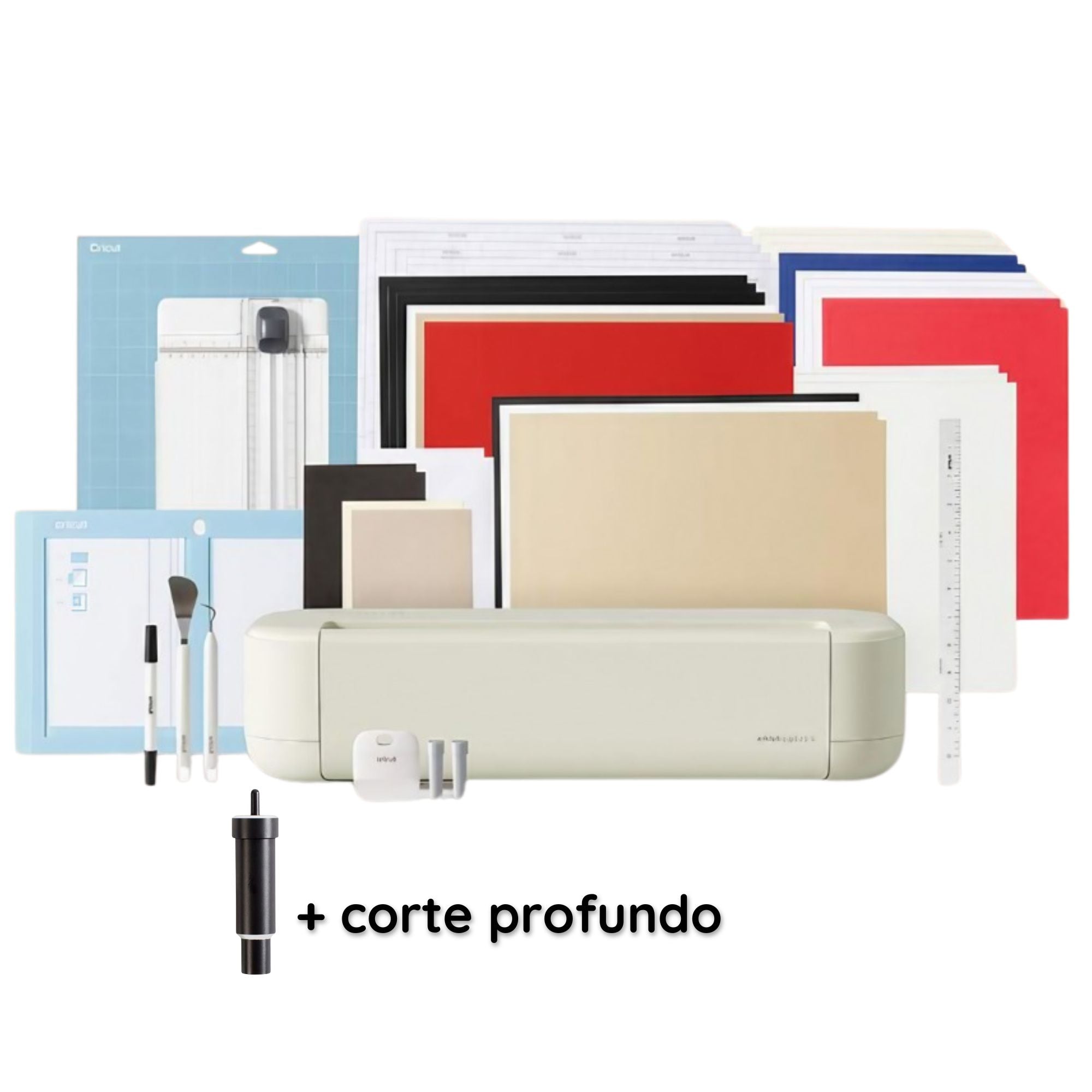 KIT PLOTTER DE CORTE CRICUT EXPLORE 5 CUCHILLAS PERLA / 221 5473