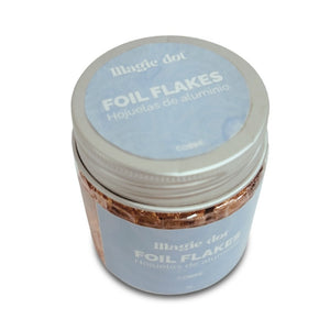 FOIL FLAKES HOJAS DE ALUMINIO COBRE 3GR MAGIC DOT