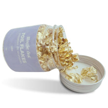 Cargar imagen en el visor de la galería, FOIL FLAKES HOJAS DE ALUMINIO ORO 3GR MAGIC DOT