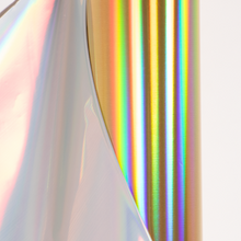 Cargar imagen en el visor de la galería, Foil para impresión láser oro holográfico 12.5" x 3 m - Luminos
