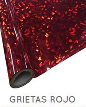 Cargar imagen en el visor de la galería, Papel Foil Holográficos Luminos Arco Iris Rosa Oro