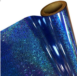 Papel Foil Holográficos Luminos Arco Iris Rosa Oro