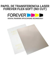 Cargar imagen en el visor de la galería, Hoja Papel de transferencia Forever Flex-Soft (no cut) tamaño Carta y A3
