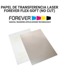 Hoja Papel de transferencia Forever Flex-Soft (no cut) tamaño Carta y A3