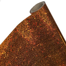 Cargar imagen en el visor de la galería, Papel Foil Holográficos Luminos Arco Iris Rosa Oro