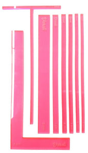 KIT DE HERRAMIENTAS PARA ENCUADERNADO VARALI ACRÍLICO ROSA