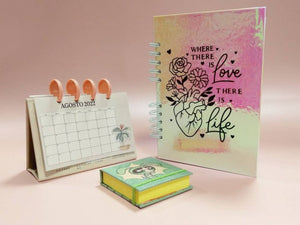 KIT DE HERRAMIENTAS PARA ENCUADERNADO VARALI ACRÍLICO ROSA
