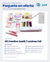 Cargar imagen en el visor de la galería, Kit Creativo Quelli / Luminos Foil (9 productos)