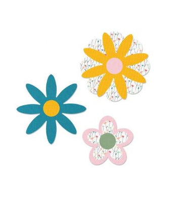 L- SIZZIX TROQUEL GRUESO FLORES CAPAS M&G | 659789