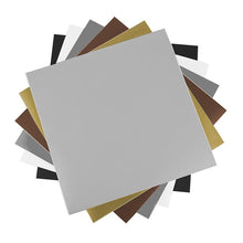 Cargar imagen en el visor de la galería, MUESTRARIO VINIL ROSAS SILHOUETTE 6PZAS 30X30CM adhesivo semipermanente más ligero
