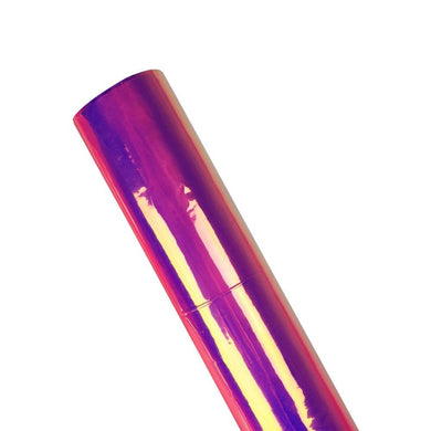 Metro de vinil de corte Holográfico Fénix azul/rosa