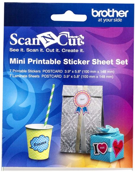 Mini hojas adhesivos imprimibles ScanNCut CAPSSMINI1