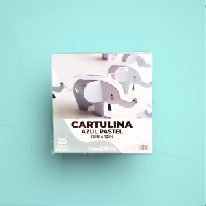 PAQUETE DE CARTULINAS 12X12" PAQ. 25 PZA HANDI PRINT  220gr
