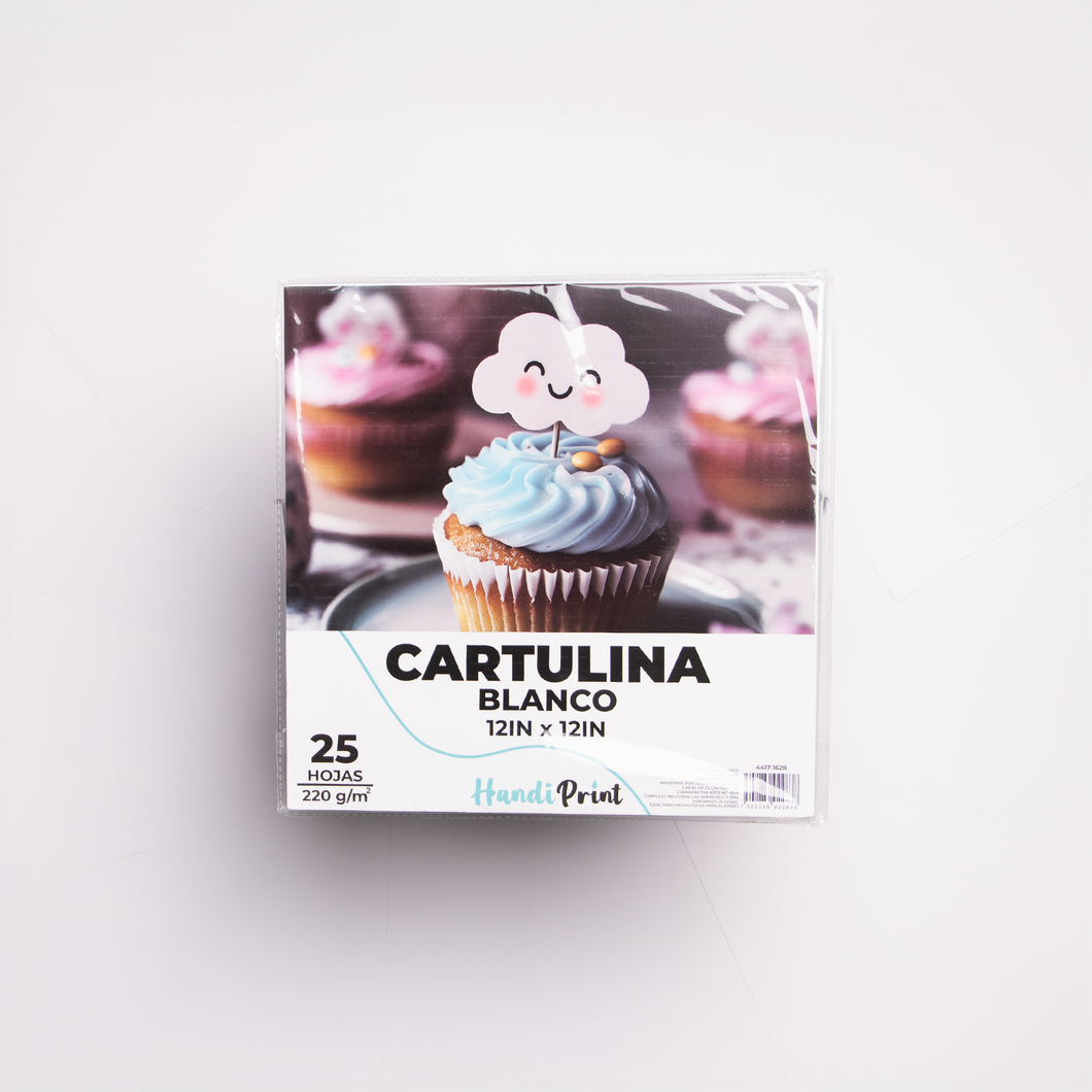PAQUETE DE CARTULINAS 12X12