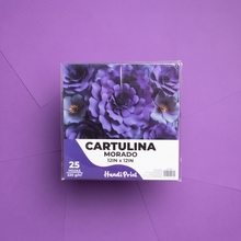Cargar imagen en el visor de la galería, PAQUETE DE CARTULINAS 12X12&quot; PAQ. 25 PZA HANDI PRINT  220gr