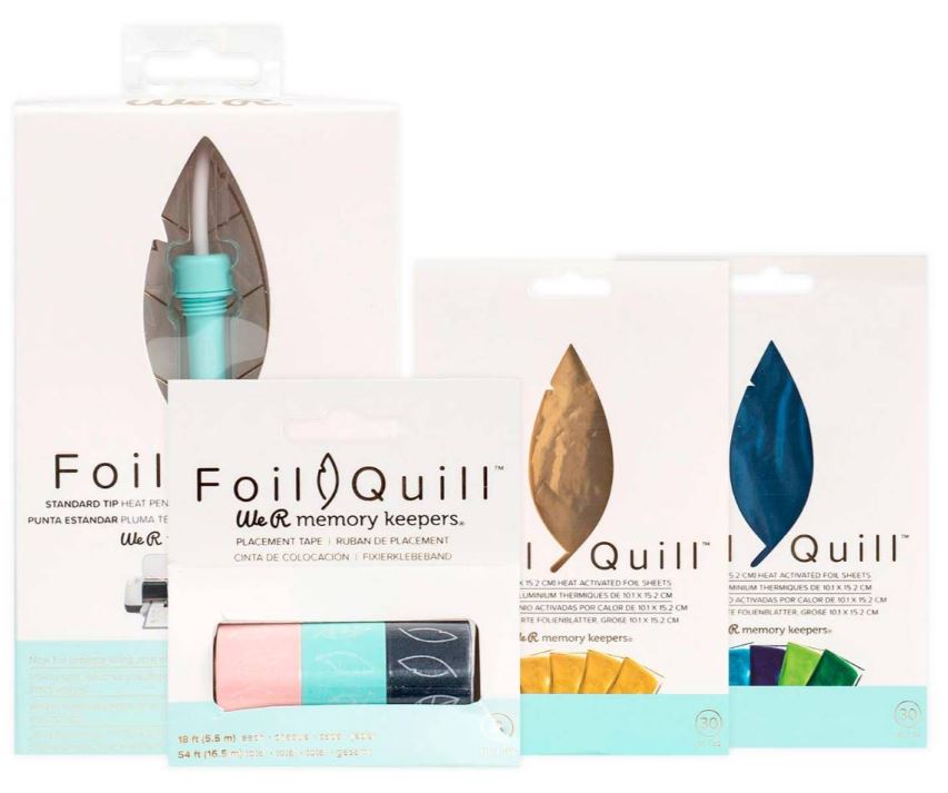 PAQUETE FOIL QUILL BÁSICOS PARA ACABADOS METÁLICOS