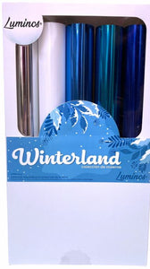 PAQUETE PAPEL FOIL LUMINOS WINTERLAND
