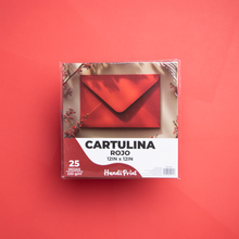 Cargar imagen en el visor de la galería, PAQUETE DE CARTULINAS 12X12&quot; PAQ. 25 PZA HANDI PRINT  220gr