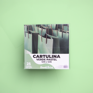 PAQUETE DE CARTULINAS 12X12" PAQ. 25 PZA HANDI PRINT  220gr