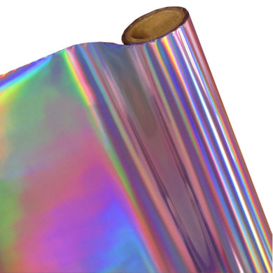 Papel Foil Holográfico Rainbow Violeta