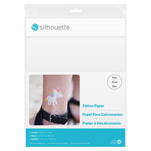 Cargar imagen en el visor de la galería, Papel para Tatuajes Imprimible Silhouette