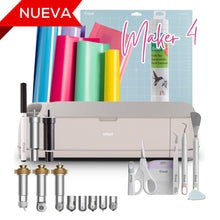 Cargar imagen en el visor de la galería, Plotter de corte Cricut Maker 4 (Paquete Viniles Completo) 194 8453