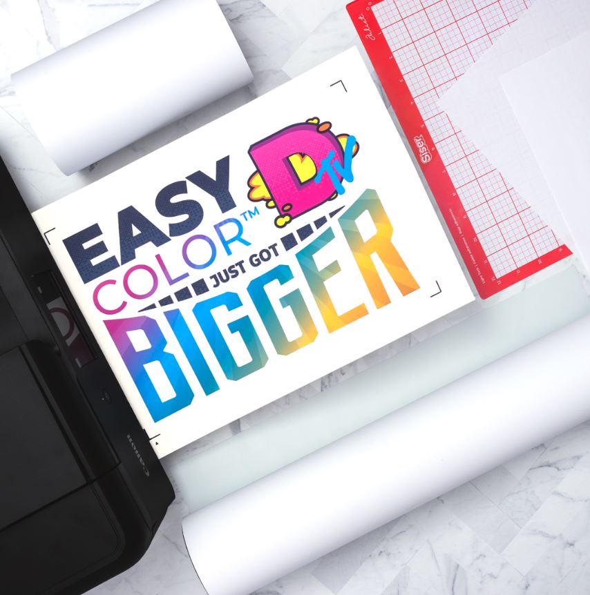 Rollo Siser EasyColor DTV – Vinil Textil Imprimible Inkjet, 22 Metros