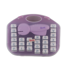 Cargar imagen en el visor de la galería, SET PARA MANUALIDADES, PERFORADORA DE ABECEDARIO QUELLI