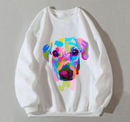 Sudadera blanca básica para sublimar unisex