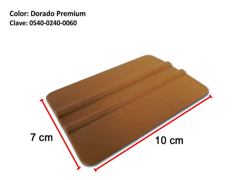 ESPATULA RASADOR SQUEEGEE DORADO PREMIUM DE NYLON