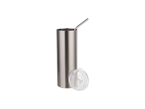 TERMO SKINNY DE ACERO INOXIDABLE CON POPOTE 20OZ SUBLIMARTS