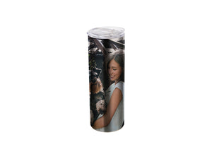 TERMO SKINNY DE ACERO INOXIDABLE CON POPOTE 20OZ SUBLIMARTS