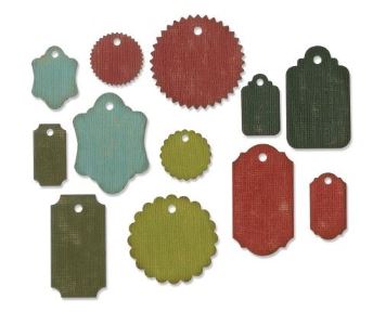 TROQUEL DELGADO ETIQUETAS SIZZIX TIM HOLTZ | 662423