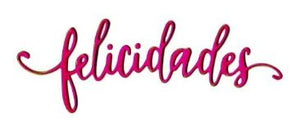 TROQUEL DELGADO FELICIDADES SIZZIX L. ELENA GUILLEN | 662334